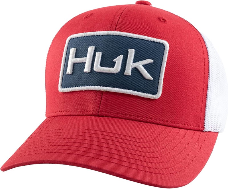 HUK Store Mens Trucker Hat, Anti-Glare Snapback Fishing Hat for Men - Image 1